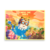 Minecraft Chase The Skies Premium Poster