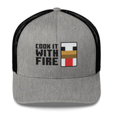 Minecraft Trucker Hat Cook It With Fire