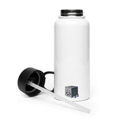 Minecraft Ghastling Stainless Steel Water Bottle with a Straw Lid