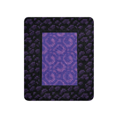 Minecraft Nether Portal Sherpa Blanket