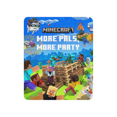 Minecraft Blanket Play Together More Pals, More Party