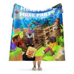 Minecraft Blanket Play Together More Pals, More Party