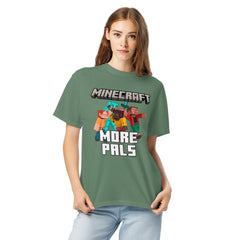 Minecraft Adult Comfort Colors T-Shirt Play Together More Pals
