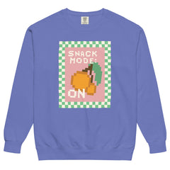 Minecraft Comfort Colors Sweatshirt Snack Mode On