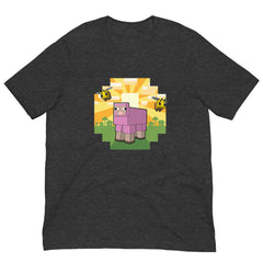 Minecraft Pink Sheep Adult T-Shirt