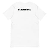 Minecraft Personalized Adult T-Shirt Realm Name