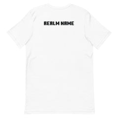 Minecraft Personalized Adult T-Shirt Realm Name