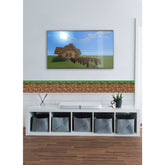 Minecraft Iconic Grass Green Peel & Stick Border