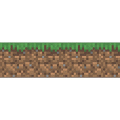 Minecraft Iconic Grass Green Peel & Stick Border