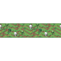 Minecraft Hillside Peel & Stick Border