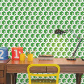 Minecraft Creeper Face Green Peel & Stick Wallpaper