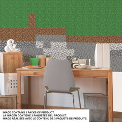 Minecraft Block Strips Wall Decals