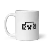Minecraft Tuned In Creeper White Mug
