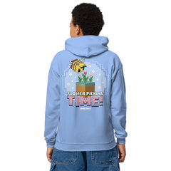 Minecraft Kids Hoodie Flower Picking Time