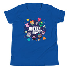 Minecraft Kids T-Shirt Sister Of The Birthday Boy Personalized Name