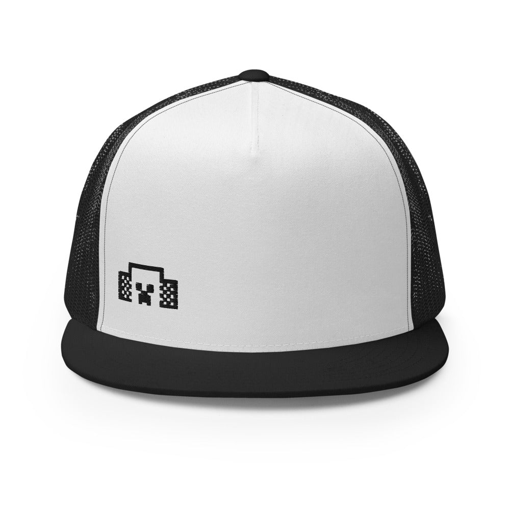 Minecraft Tuned In Embroidered Creeper Trucker Hat
