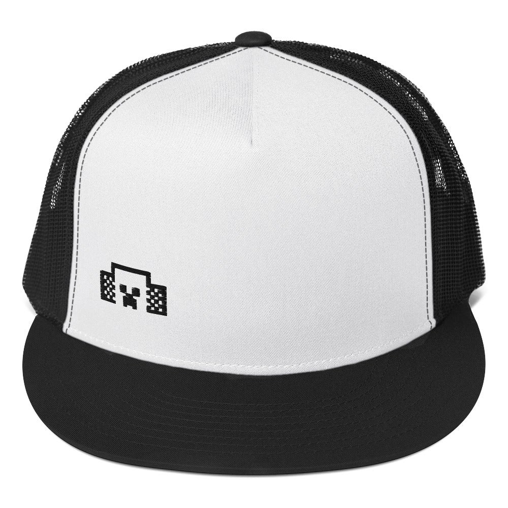 Minecraft Tuned In Embroidered Creeper Trucker Hat