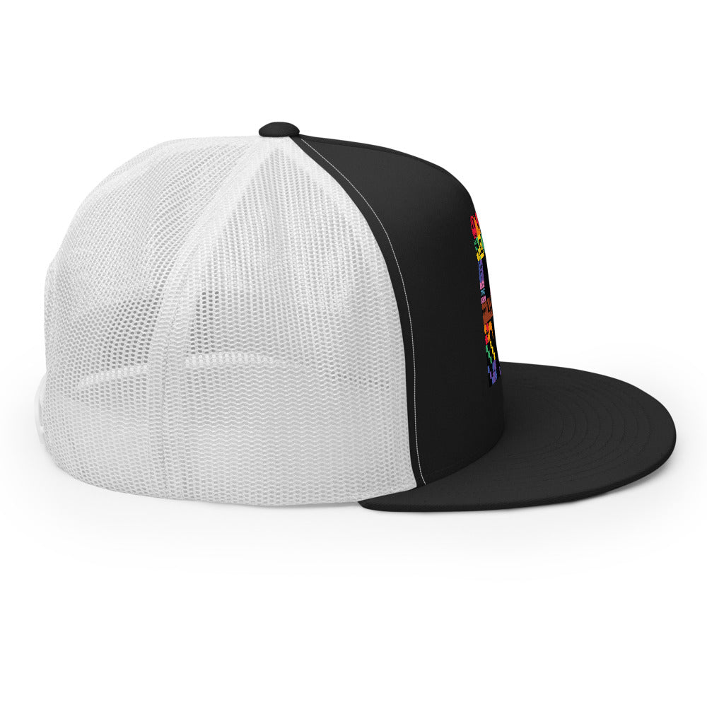 Minecraft Creeper Pride Trucker Hat