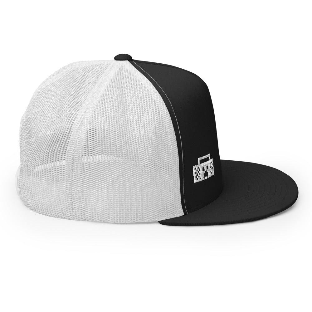 Minecraft Tuned In Embroidered Creeper Trucker Hat
