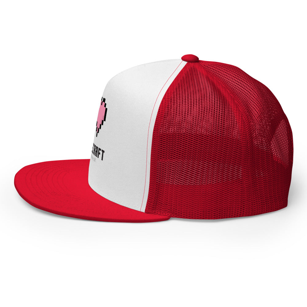 I Heart Minecraft Trucker Hat