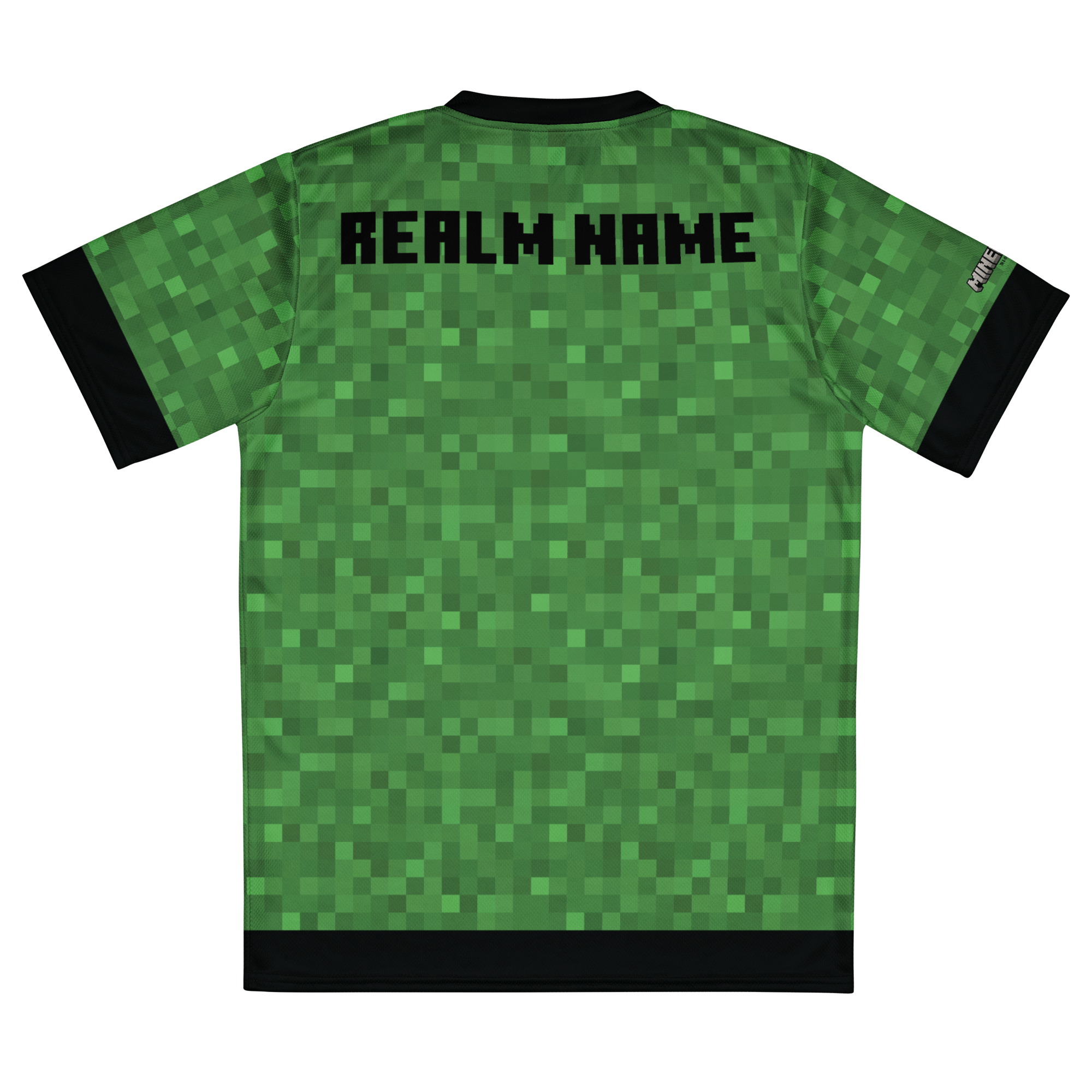 Minecraft Personalized Jersey T-Shirt Realm Name