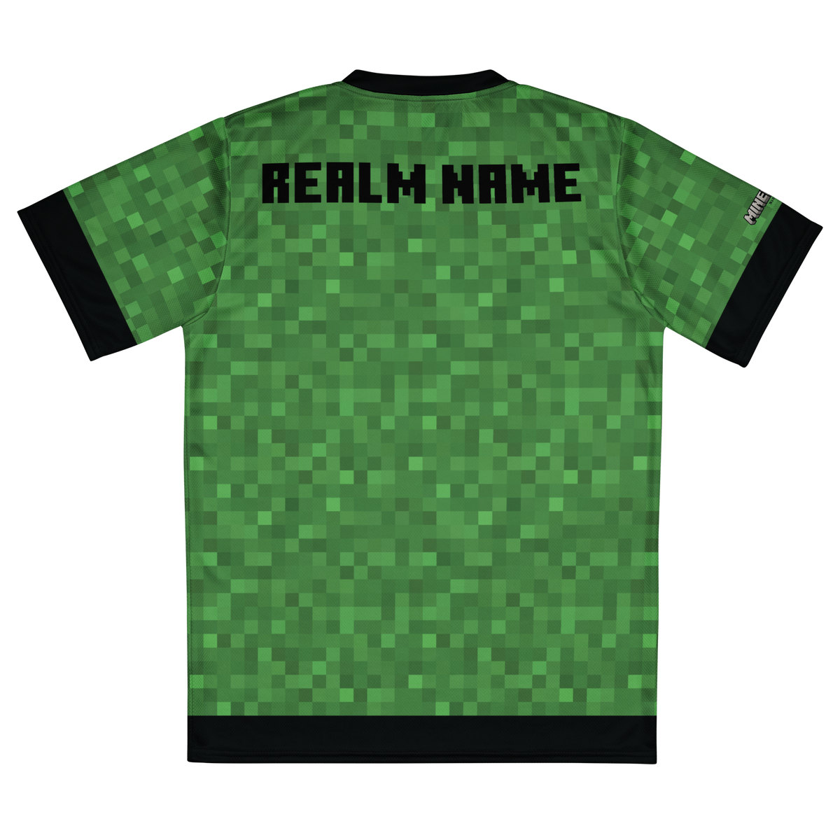 Minecraft Personalized Jersey T-Shirt Realm Name