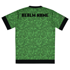 Minecraft Personalized Jersey T-Shirt Realm Name