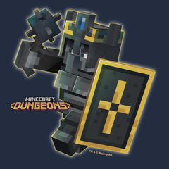 Minecraft Dungeons Logo Personalized Kids Short Sleeve T-Shirt