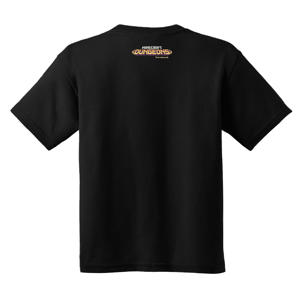 Minecraft Dungeons Unite, Fight, Survive Kids Short Sleeve T-shirt