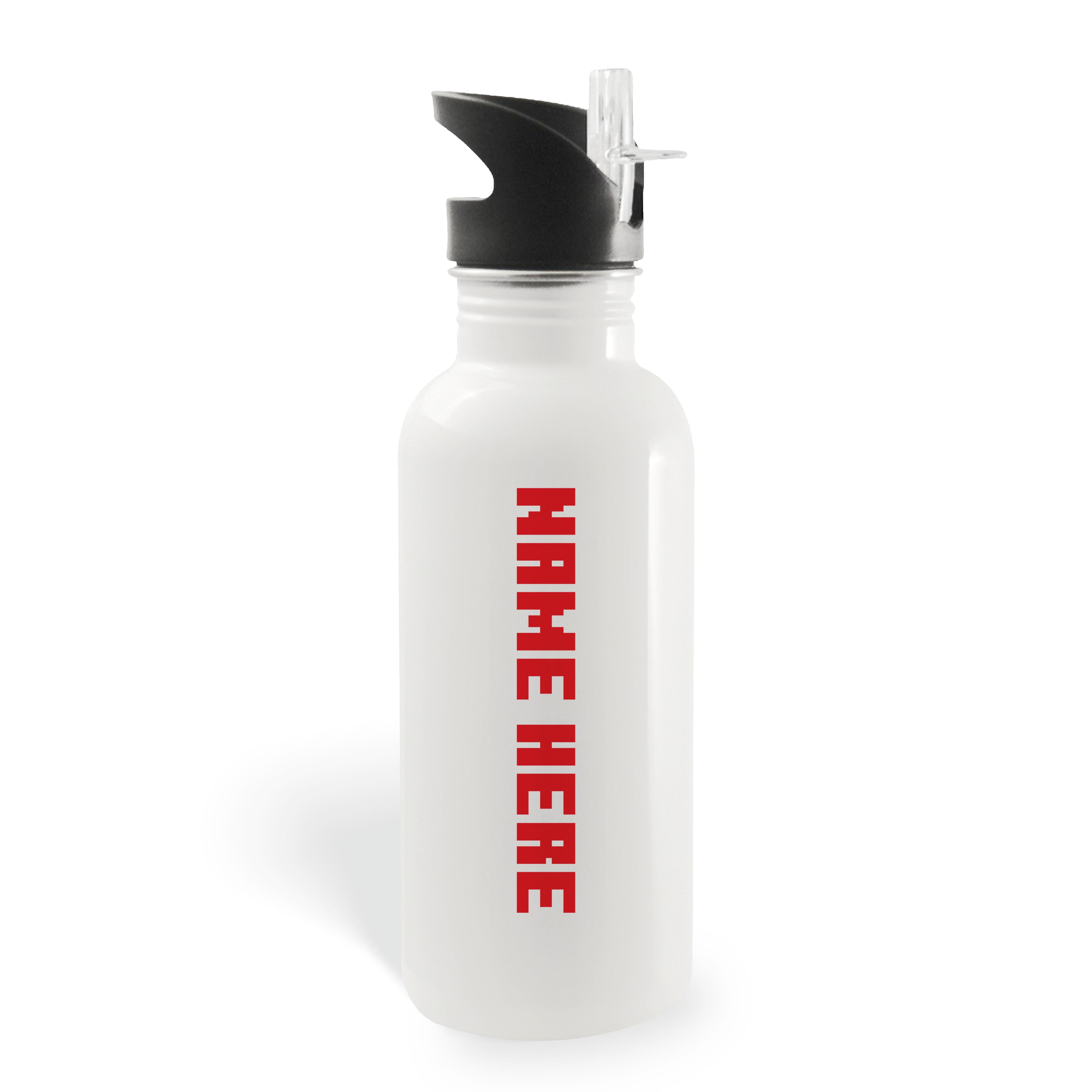 Minecraft Dungeons Unite, Fight, Survive Personalized 20 oz Screw Top Water Bottle with Straw