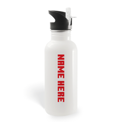 Minecraft Dungeons Unite, Fight, Survive Personalized 20 oz Screw Top Water Bottle with Straw