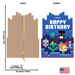 Minecraft Birthday Cardboard Cutout Standee