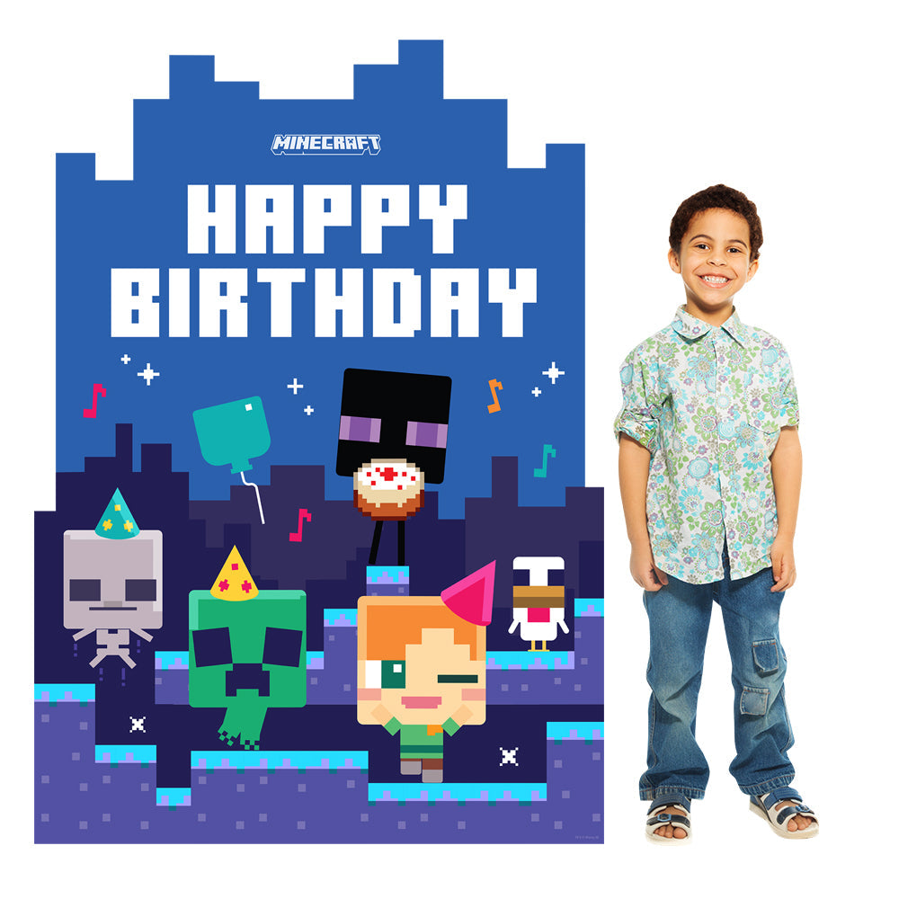 Minecraft Birthday Cardboard Cutout Standee