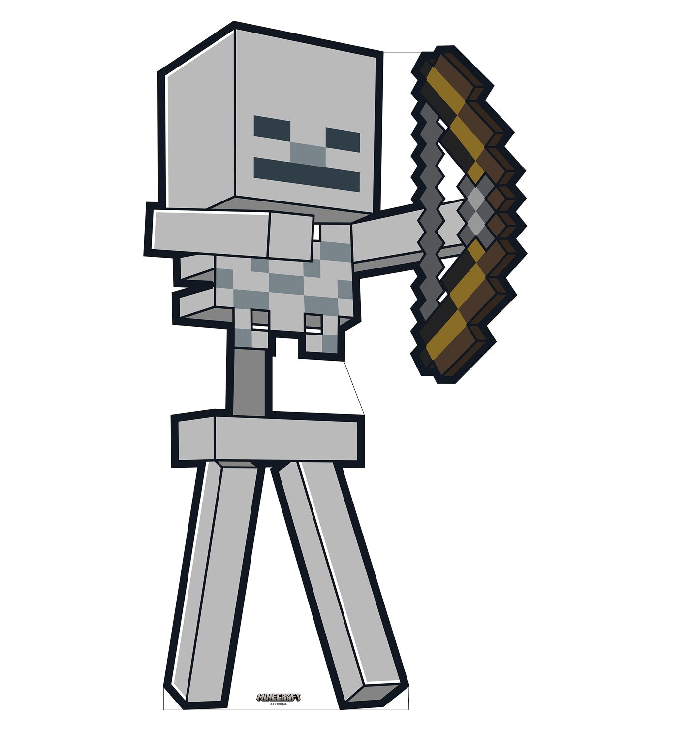 Minecraft Skeleton Cardboard Cutout Standee
