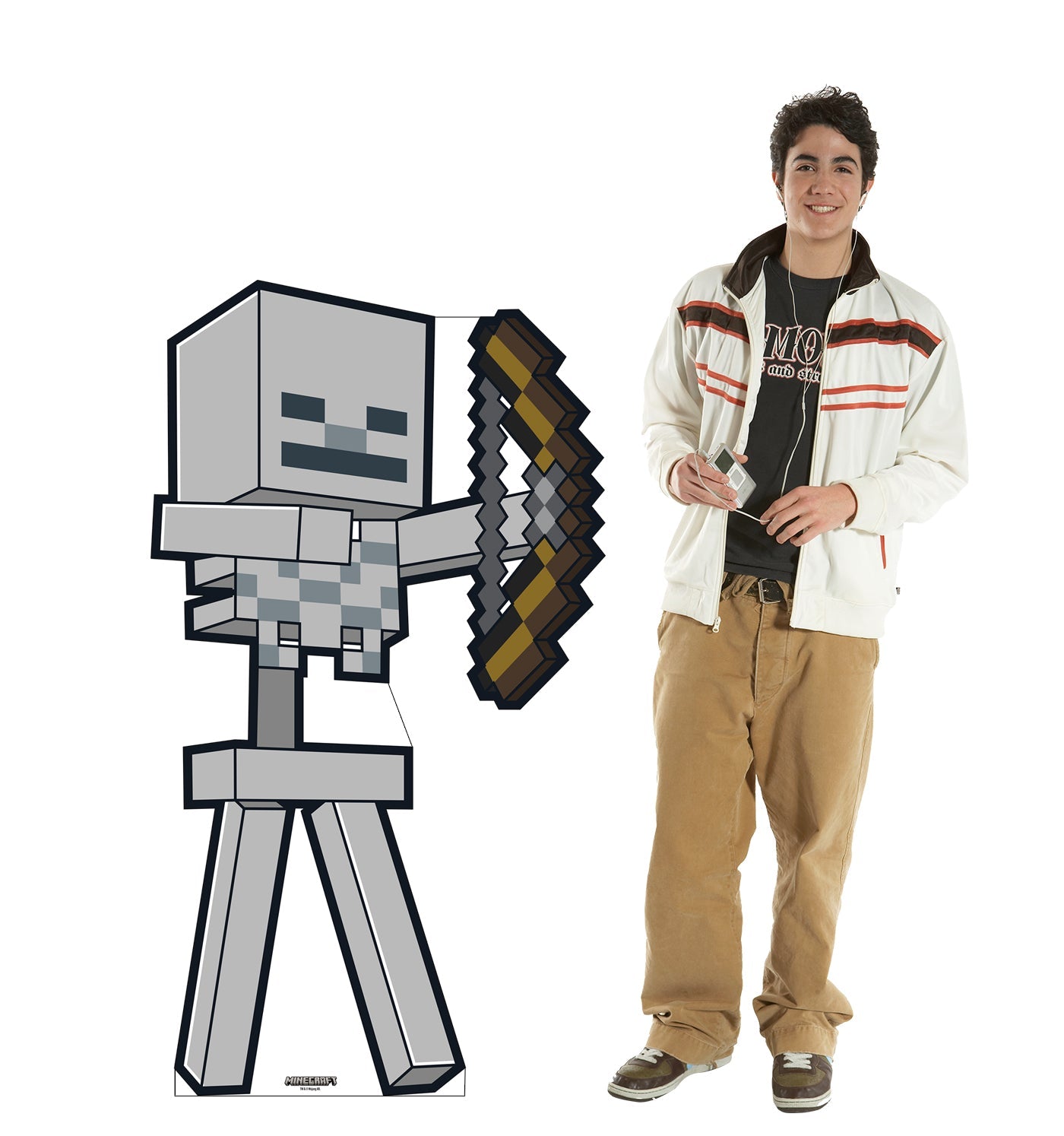 Minecraft Skeleton Cardboard Cutout Standee