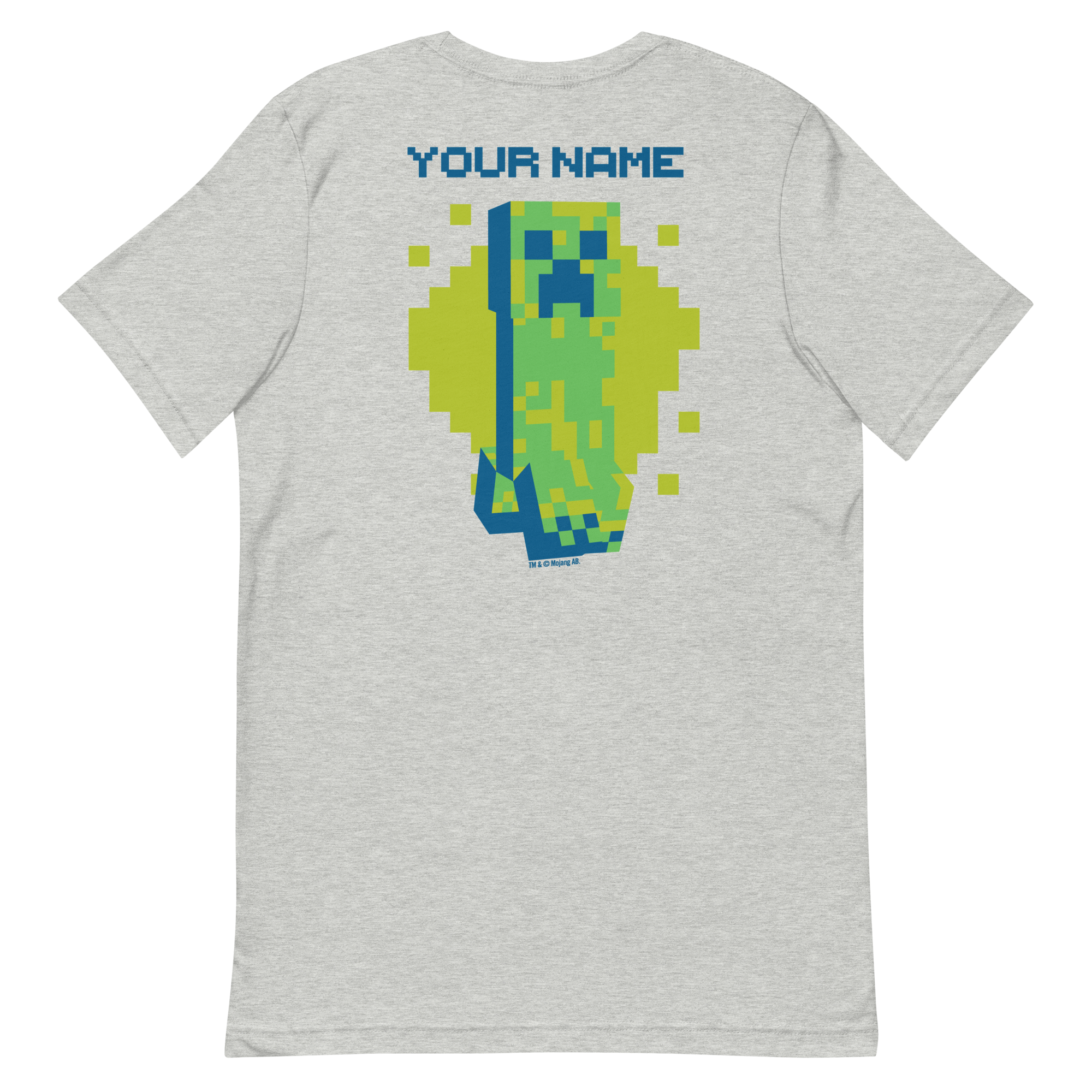 Minecraft Creeper Personalized Adult T-Shirt