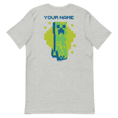 Minecraft Creeper Personalized Adult T-Shirt