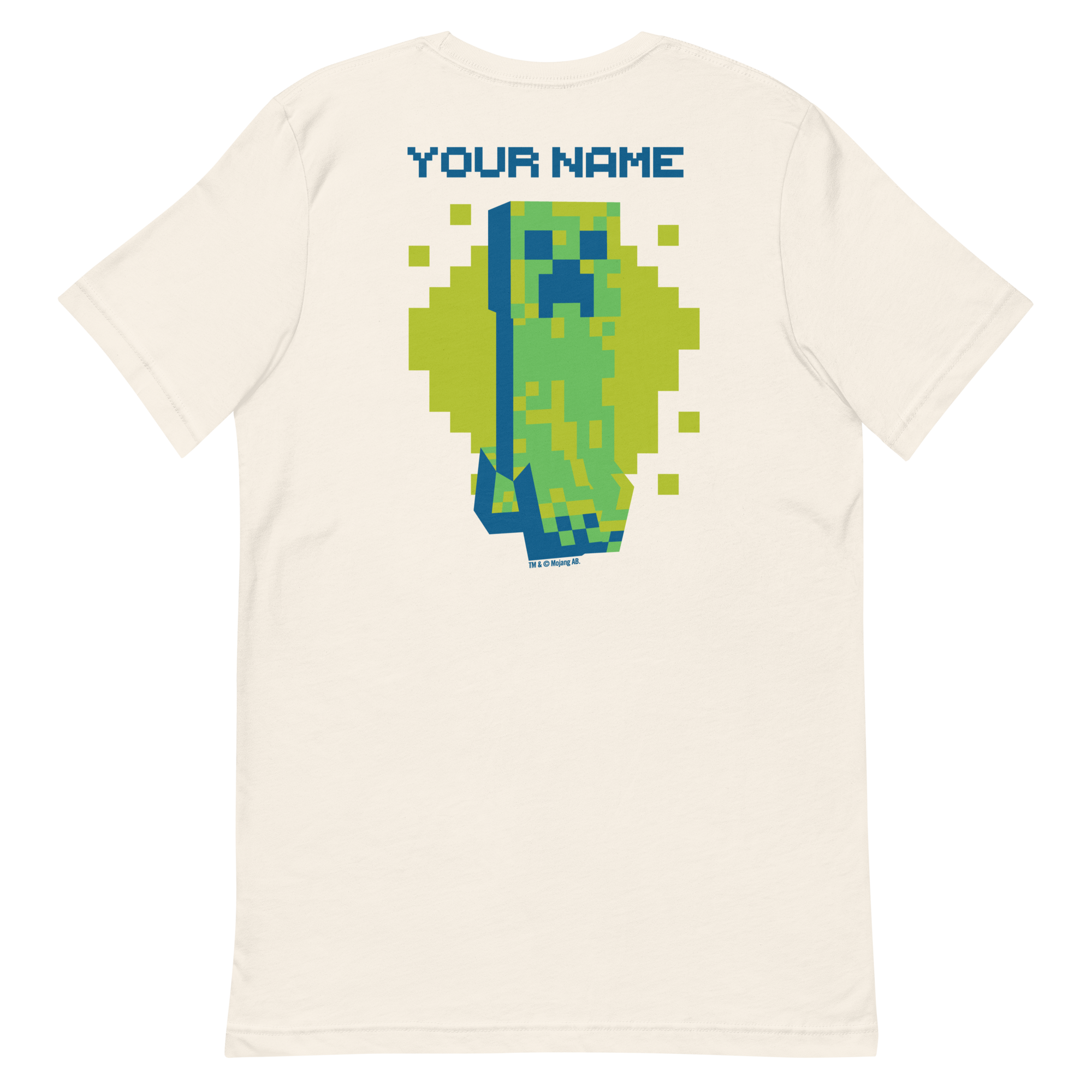 Minecraft Creeper Personalized Adult T-Shirt