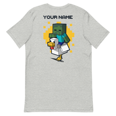 Minecraft Chicken Jockey Personalized Adult T-Shirt