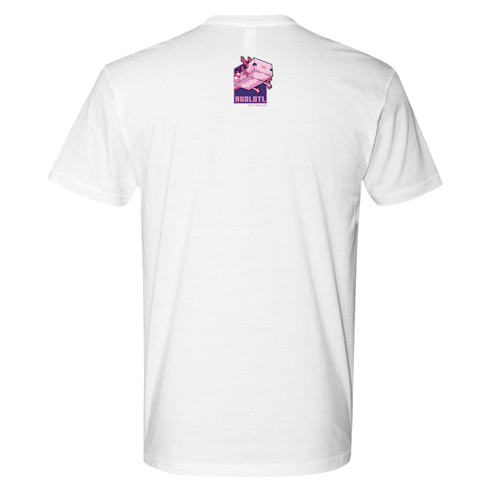 Minecraft Axolotl Outline Unisex T-Shirt