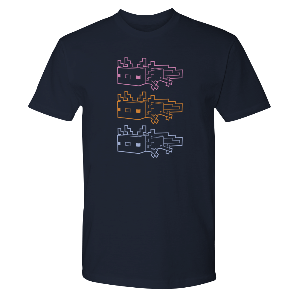 Minecraft Axolotl Outline Unisex T-Shirt