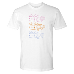 Minecraft Axolotl Outline Unisex T-Shirt
