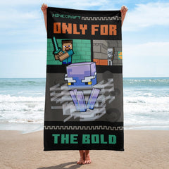 Minecraft Breeze Trial Chambers Beach Towel