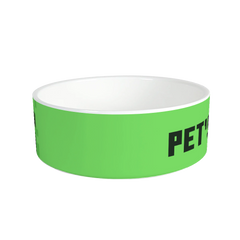 Minecraft Creeper Big Face Personalized Pet Bowl
