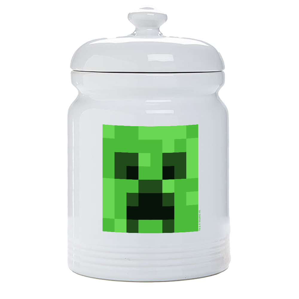 Minecraft Creeper Big Face Treat Jar