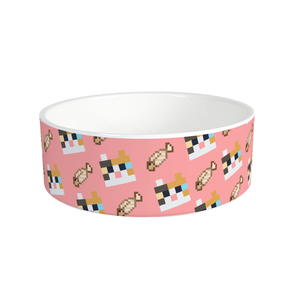 Minecraft Tamed Cat Pet Bowl
