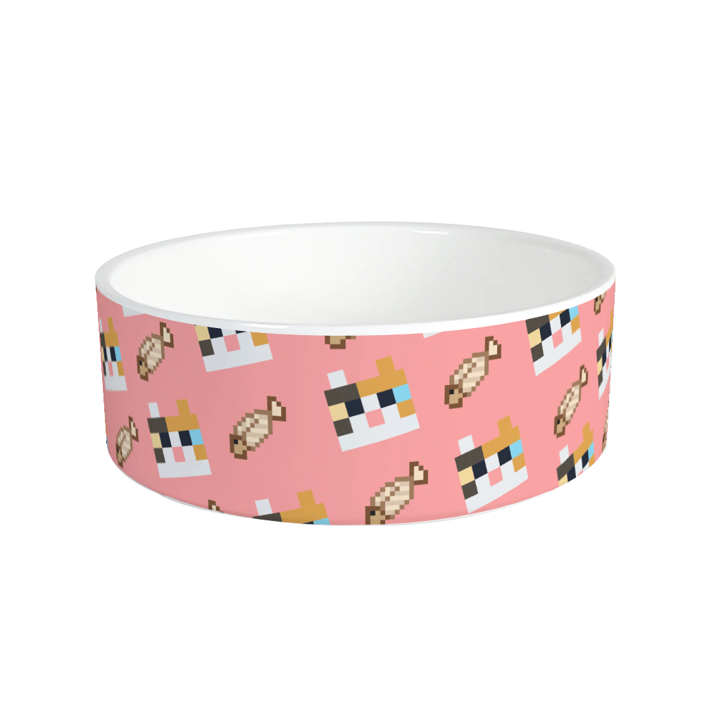Minecraft Tamed Cat Pet Bowl