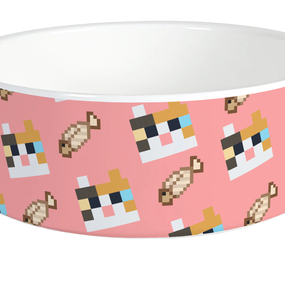 Minecraft Tamed Cat Pet Bowl