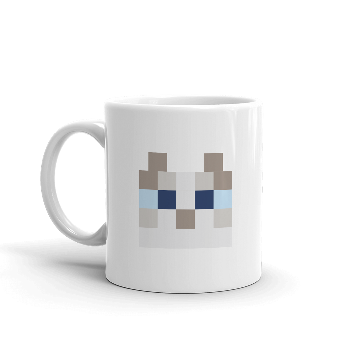 Minecraft Cat White Mug
