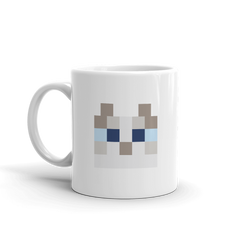 Minecraft Cat White Mug